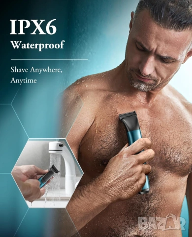 Tример 2в1 за тяло и брада водоустойчив Kensen Series S15 - НОВ, снимка 9 - Тримери - 54094342