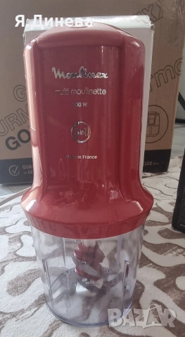 Мини чопър Moulinex 500w, снимка 4 - Чопъри и пасатори - 54160971