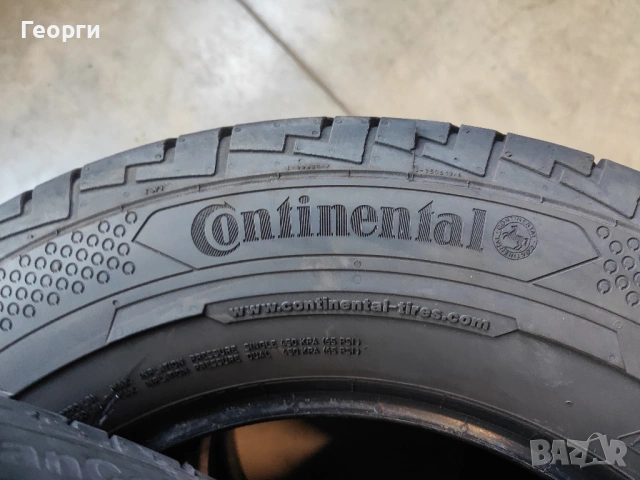 2бр.летни гуми 215/70/15C Continental, снимка 3 - Гуми и джанти - 54206562