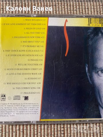 STING - Mike Oldfield - Enya - Alan Parsons , снимка 5 - CD дискове - 38098298