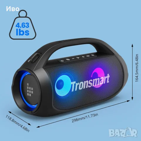 Tronsmart - нови 40 вата мощни Bluetooth колони с качествен звук, TWS функция за сдвояване, снимка 6 - Bluetooth тонколони - 49440293