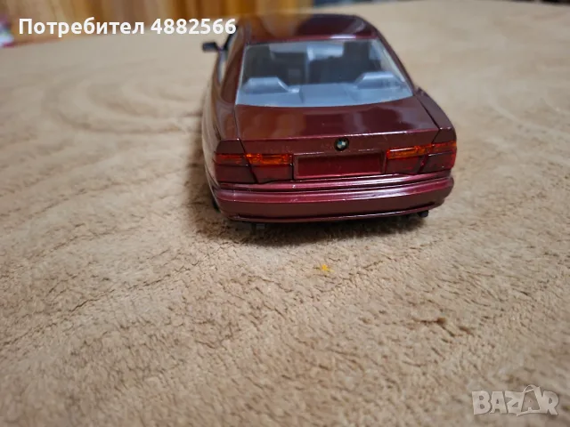 Метална количка БМВ 850i, снимка 6 - Колекции - 55878767