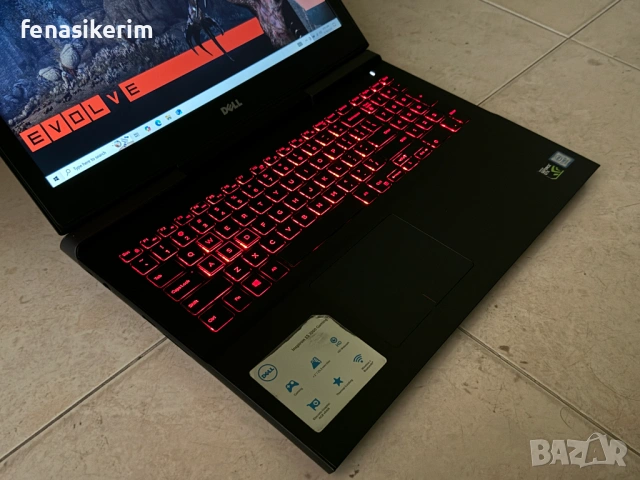 15.6' 4K UHD i7-7700HQ DELL Gaming 7567  8GB DDR4/128GB SSD+500GB/GTX 1050 Ti 4GB/Подсветка/Бат 3ч, снимка 6 - Лаптопи за игри - 53333627