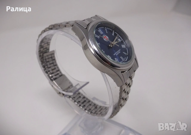 Швейцарски дамски часовник Tressa с верижка от неръждаема стомана, снимка 4 - Дамски - 53052292