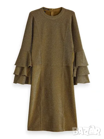 Scotch & Soda Maison Scotch оригинална нова златиста рокля М, снимка 7 - Рокли - 56090449