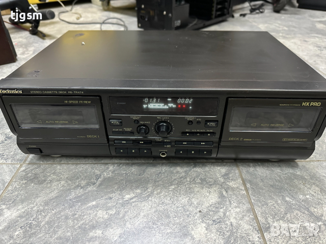 Касетен дек Теchnics Stereo Cassette Deck RS-TR474, снимка 3 - Декове - 44659581