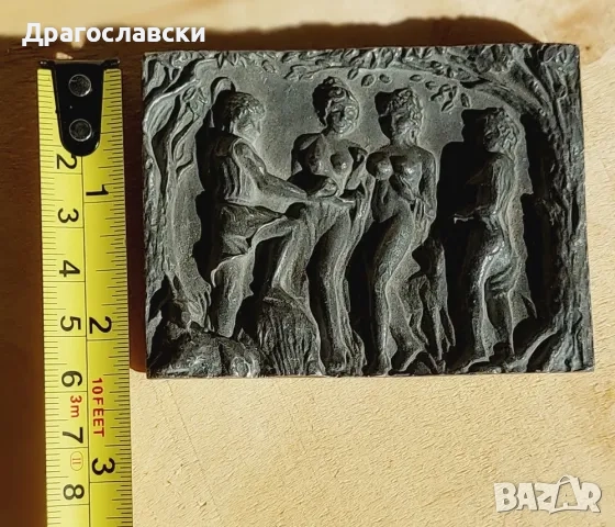 Преспапиета, железен стар ключ, преспапие, плочка, фигура Ватерло, буболечка , снимка 5 - Антикварни и старинни предмети - 29568571