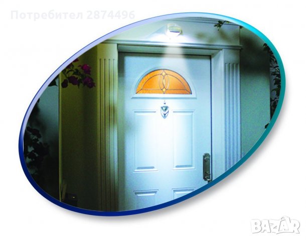 1716 Сензорна LED лампа с датчик за движение Light Angel, снимка 3 - Лед осветление - 30929384