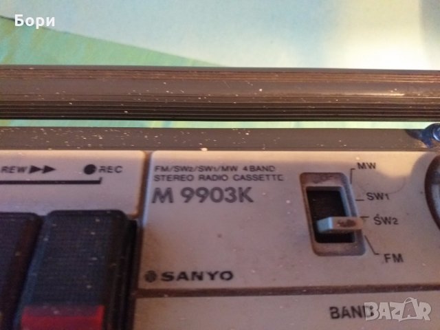 SANYO M 9903 K  Радиокасетофон, снимка 10 - Радиокасетофони, транзистори - 31449447