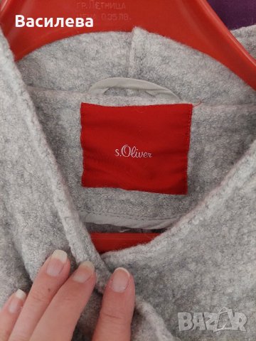 сиво палто s. oliwer, снимка 6 - Палта, манта - 42563921