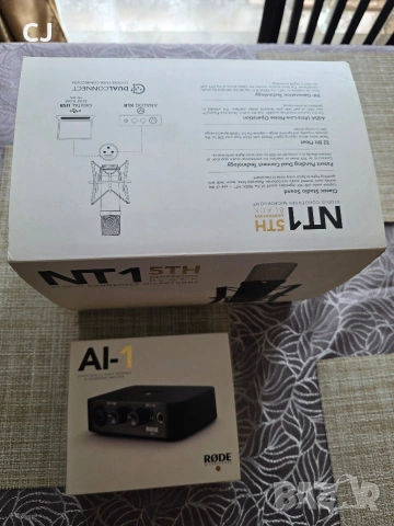 Rode NT1 5gen black edition+interface, снимка 2 - Микрофони - 53974959