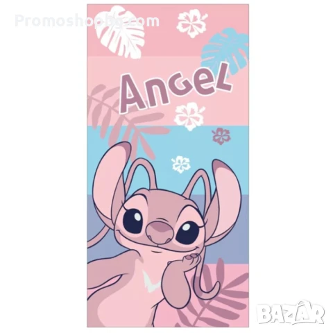 Плажна кърпа Лило и Стич, хавлия, 70х140 см, Fast dry