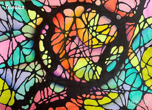 Абстрактна рисунка А3