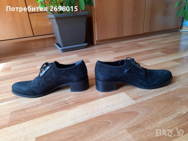 Черни елегантни обувки номер 38, снимка 3 - Дамски елегантни обувки - 42162982
