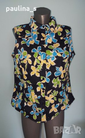 Два различни броя / Дънков елек тип риза и елек тип туника / голям размер , снимка 4 - Елеци - 29468958