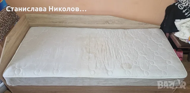 Единично легло с матрак и ракла – 110 €
