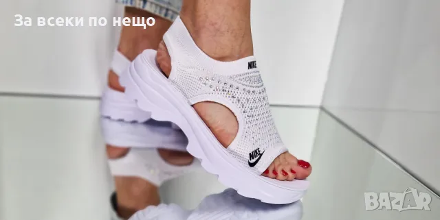 Nike Дамски Бели Сандали Найк Код P593, снимка 3 - Сандали - 50427679