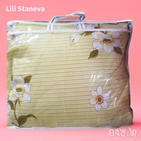 Олекотен юрган,с цветни елементи,200 x 220 см. , снимка 7 - Олекотени завивки и одеяла - 51119079