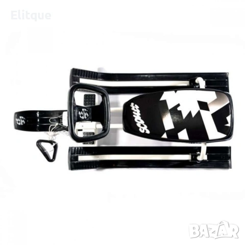 Зимна шейна с кормило, предни и задни ски и метална спирачка Mustang, снимка 9 - Други стоки за дома - 53040060