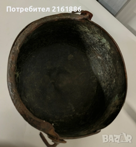 Медно менче използвано за кашпа , снимка 3 - Саксии и кашпи - 52339822