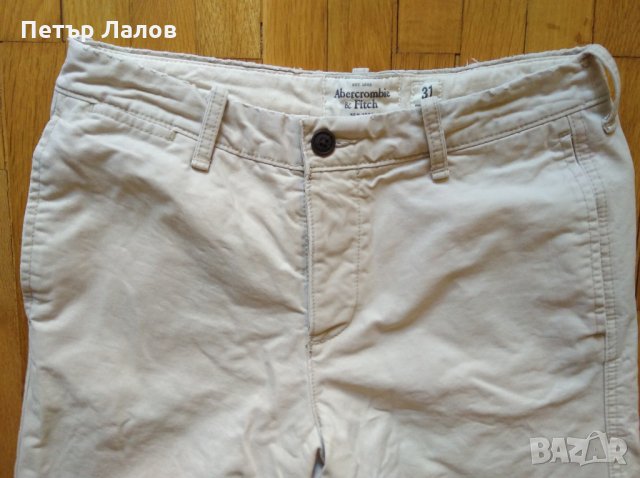 Намалени Abercrombie&Fitch бежови къси панталони мъжки, снимка 2 - Къси панталони - 29385168