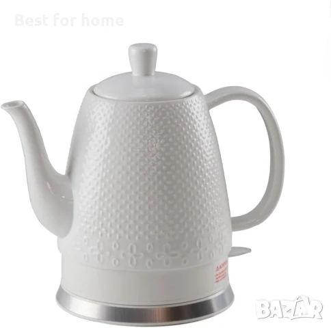 Електрическа кана керамична 1,5 литра с подвижен капак