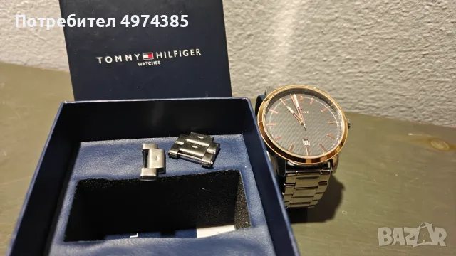Мъжки часовник Tommy Hilfiger, rose gold, стоманена верижка