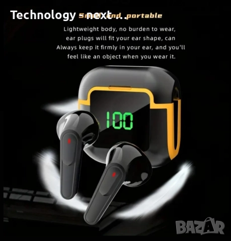 Безжични Bluetooth слушалки Pro90 TWS Pro Gaming с цифров дисплей, снимка 4 - Bluetooth слушалки - 52880478