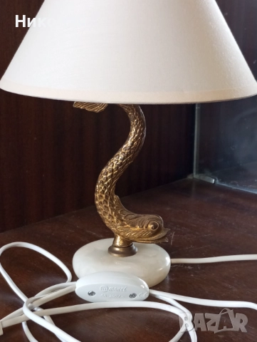 Красива бронзова нощна лампа , снимка 13 - Антикварни и старинни предмети - 52436231