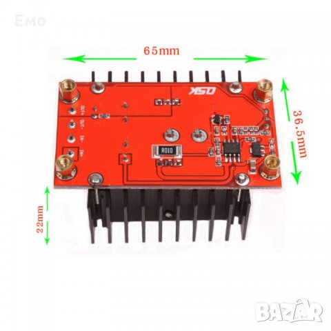 Регулируем повишаващ преобразувател Step Up от 10V-32V на 12V-35V 6A, снимка 3 - Друга електроника - 30937402