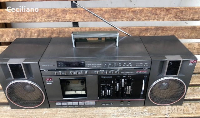 Panasonic RX-C60(25w)  –много свирещ касетофон (boombox), произведен в Япония., снимка 7 - Радиокасетофони, транзистори - 54051749