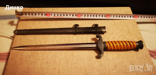 Немски офицерски кортик от ВСВ. , снимка 3 - Антикварни и старинни предмети - 54209640