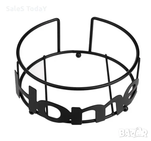 Метална основа за подложки, черна, кръгла, Ø12x4.5см , снимка 2 - Други - 49347248