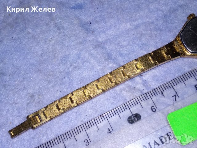 Ambre QUARTZ ПОЗЛАТЕН ДАМСКИ КВАРЦОВ МАРКОВ ВИНТИДЖ ЧАСОВНИК ТИП ГРИВНА 37205, снимка 12 - Дамски - 40196518