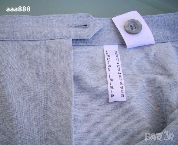 Дамска права пола с шлицове, снимка 9 - Поли - 32097734