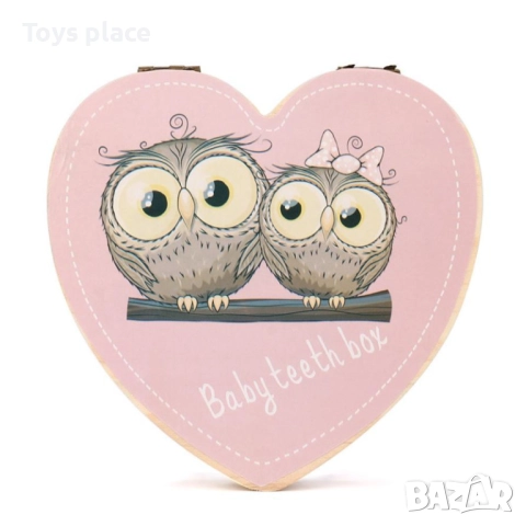 Нова Дървена кутийка Моето първо зъбче, Сувенирна кутия за млечни зъбки , снимка 2 - Други - 52581646