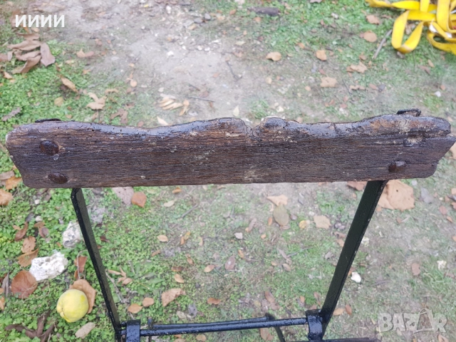 Кован сгъваем стол, снимка 5 - Антикварни и старинни предмети - 51824263