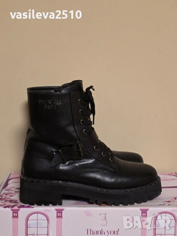 Patrizia Pepe оригинални дамски боти от естествена кожа , снимка 3 - Дамски боти - 53892601