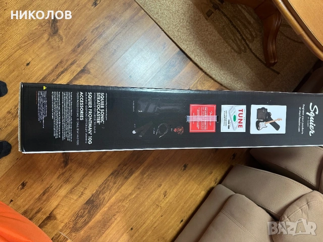 ЕЛЕКТРИЧЕСКА КИТАР- Fender Squier Sonic, снимка 8 - Друга електроника - 53326999