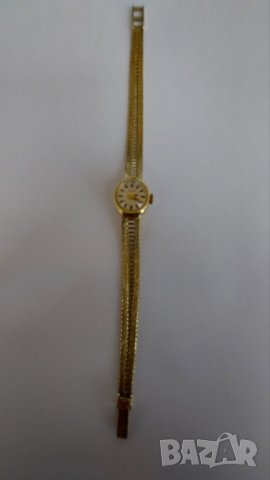 Златен  часовник Зентра, снимка 2 - Дамски - 37200381