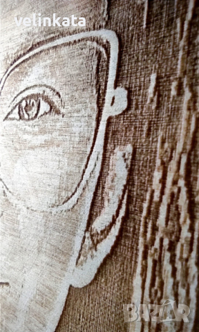 Дървена рамка Гравирана снимка на дърво дървен подарък за юбилей, снимка 5 - Декорация за дома - 26373036