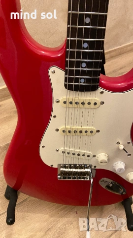 Squier by Fender 62 Reissue Stratocaster Red SQII-STR Japan MIJ, снимка 11 - Китари - 53220328