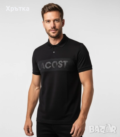 Lacoste Super Light Mesh - Оригинална мъжка тениска с яка р-р L