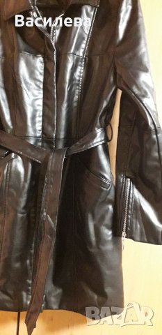 кожено манто  Amisu, снимка 2 - Палта, манта - 40740510