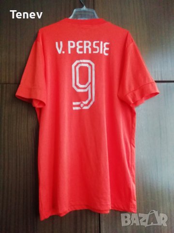 Netherlands Robin van Persie Nike футболна тениска фланелка Ван Перси Холандия L