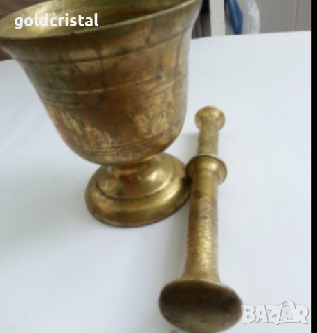 Стар голям хаван бронз, снимка 2 - Антикварни и старинни предмети - 16073558