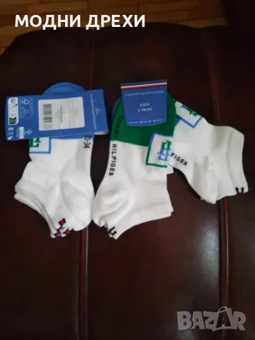  ОРИГИНАЛНИ чорапи за маратонки TOMMY HILFIGER, №31-34., снимка 1