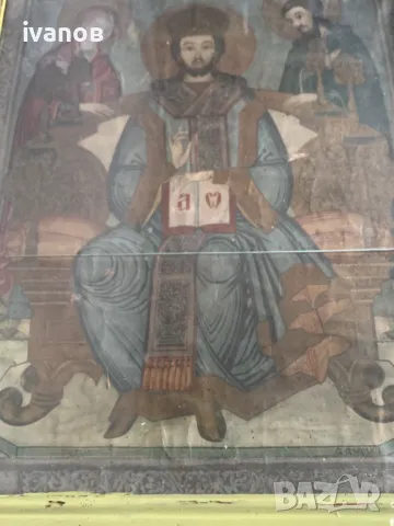 стара икона литография, снимка 7 - Антикварни и старинни предмети - 48357771