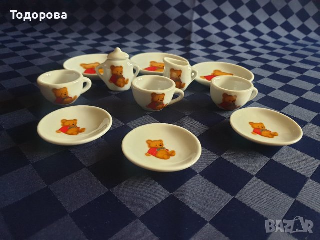 Порцеланов миниатюрен детки сет