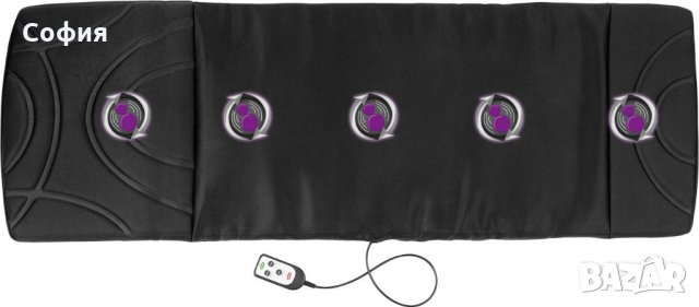 Масажираща подложка за шиатсу масаж Vitalmaxx, Размери 1450 x 500 x 35 мм, Черен, снимка 3 - Други - 32185405